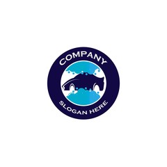 Car wash logo template