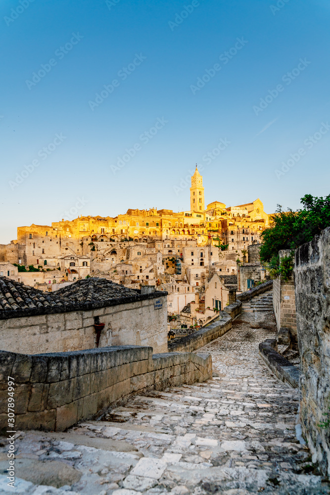 Canvas Prints sassi di matera, unesco world heritage site, matera, basilicata, italy