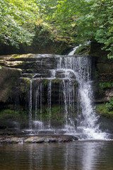 View of Cauldron Force at West Burton in The Yorkshire Dales National Park