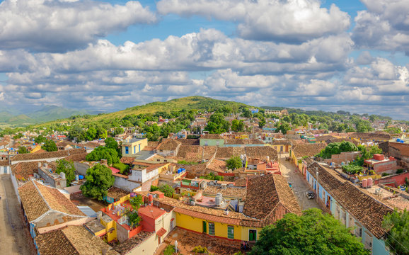 Cuba trinidad top view