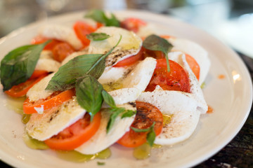 Salade tomate mozzarella