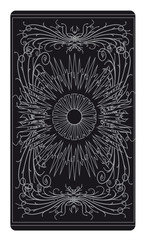Tarot cards - back design, All-seeing eye
