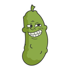 Trolling Meme Dill Pickle Cartoon