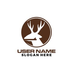  Vector Logo of a hunting sport