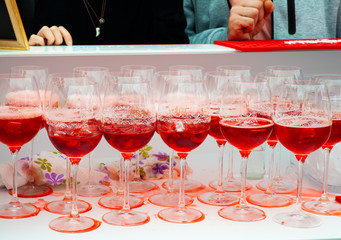 Delicious spritz cocktails