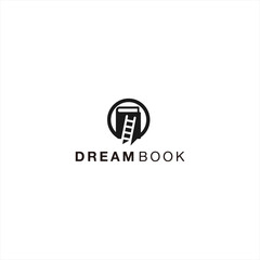 Dream Book Logo Design Vector Illustration Template Idea