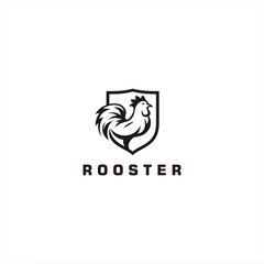 Simple Rooster Logo Design Template