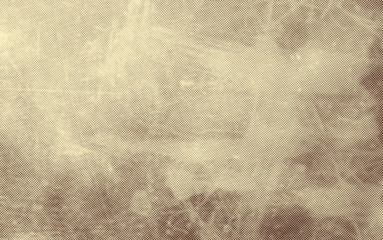 Aged newspaper halftone abstract dotted background and texture