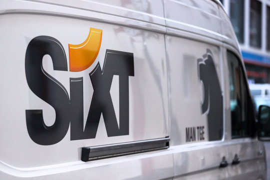 cologne, North Rhine-Westphalia/germany - 27 11 19: sixt car in cologne germany