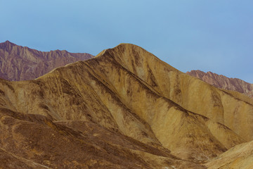 view of Rainbow Mountains in Zhangye Danxia Landform Geological Park