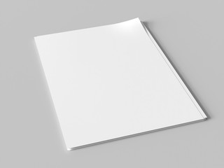 Empty sheets of paper template. Documents mockup.