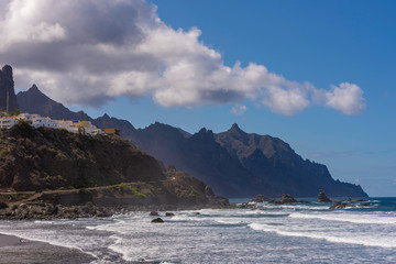Playa de Almaciga (Tenerife, Islas Canarias - España).