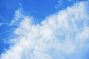 blue sky with clouds
