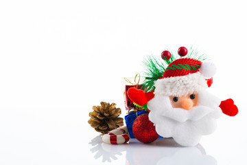 christmas concept on white background