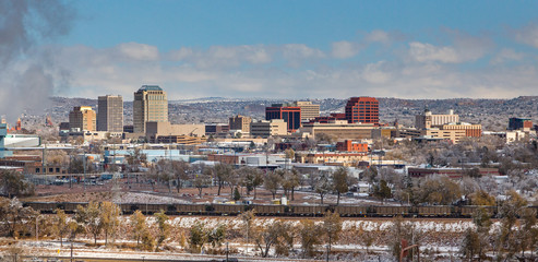 Downtown Colorado Springs in Winter