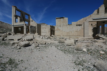 ruins of old building