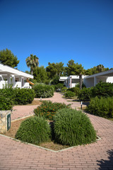 Modern Bungalows Holidays Houses  with Garden and Path