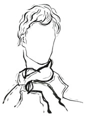 Face Silhouette Fashion Illustration