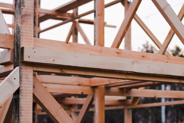 construction on the street of boards