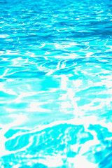 Swimming Pool by Morning at Summer