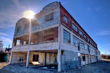 Ancienne usine désaffectée.