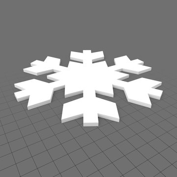 Stylized snowflake