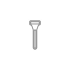 Razor icon. Cleaning equipment symbol. Logo design element