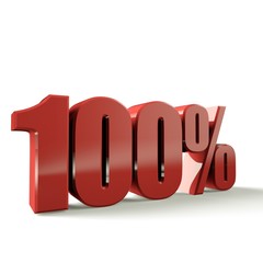 3D 100 Percent Discount with background