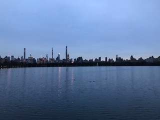 Naklejka premium central park reservoir