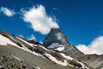 A view on mountain Matterhorn