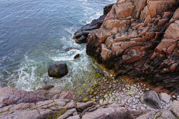 rocks in the sea