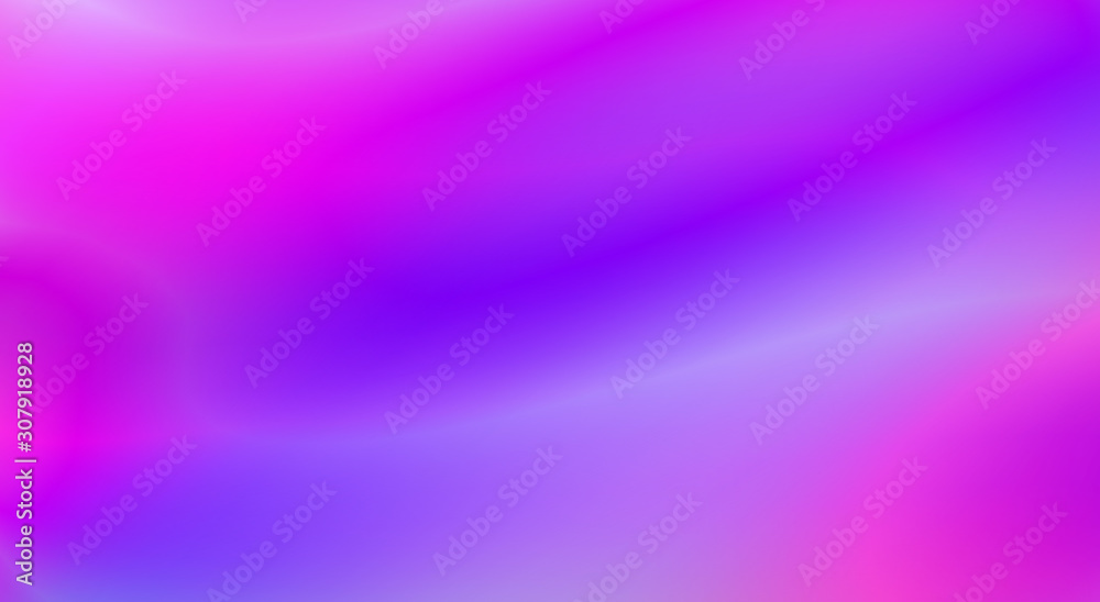 Poster Blurred background with gradient from electric purple to magenta. Vector pattern