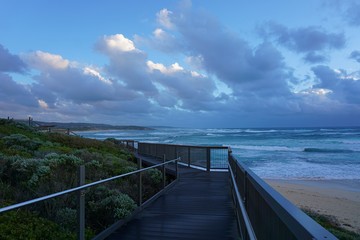Stormy Sunset a Margaret River in Western Australia at Surfers Point
