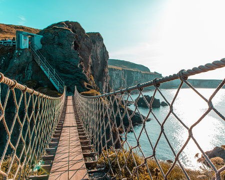 Fototapeta Rope bridge