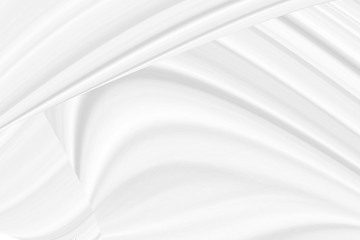 Abstract grey white waves and lines pattern.  Futuristic template background. 