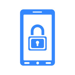 Lock, password, touch mobile, security icon