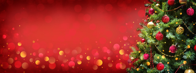 Christmas and New Year holiday background with copy space for your text.