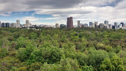 Fototapeta premium Ciudad de México desde le Castillo de Chapultepec