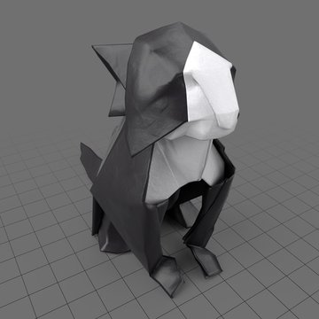 Origami cat