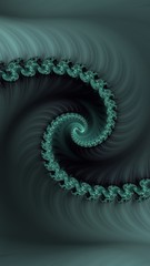 Artfully 3D rendering fractal background