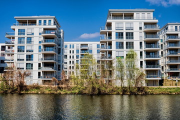 wohnen am landwehrkanal in berlin charlottenburg, deutschland