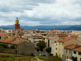 view of saint-tropez in france