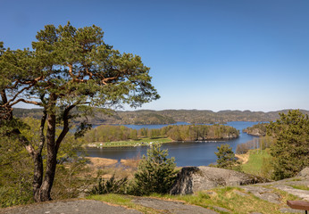 Farrisvannet, The Farris Lake in Larvik, Norway