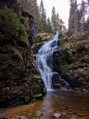 Image of Kamieńczyk Waterfall in Karkonosze Mountains