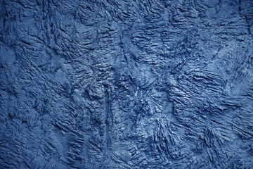 Year 2020 abstract stucco classic background. Texture of the old concrete wall in blue.