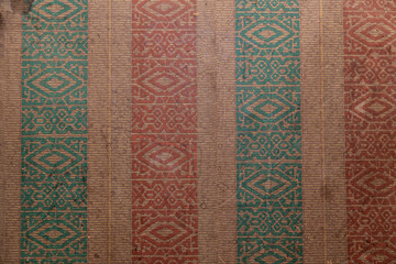 Wallpaper old, paper, brown patterned
