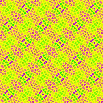 Beautiful fresh colorful yellow green mosaic caleidoscopic seamless design pattern