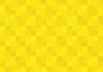 背景：市松模様 幾何学模様 幾何学 金箔 屏風 金 ゴールド テクスチャー 和風