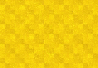 背景：市松模様 幾何学模様 幾何学 金箔 屏風 金 ゴールド テクスチャー 和風