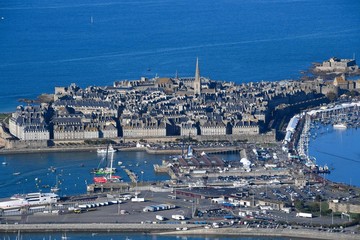 Saint-Malo vu de haut